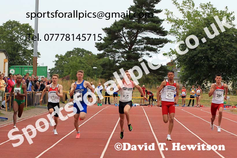 100 metres, 2022 NEGP Monkton 5, Wednesday, July 20th. Photo: David T. Hewitson/Sports for All Pics